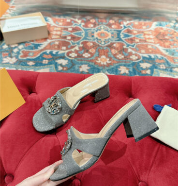 louis vuitton LV thick heel sandals maison margiela replica shoes