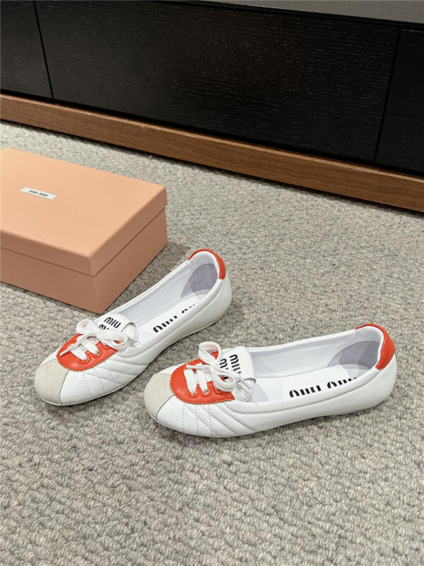 miumiu flat bun shoes replica shoes