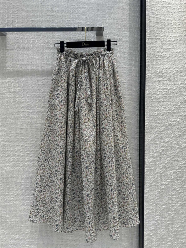 dior jouis dragonfly element pattern long skirt replica clothes