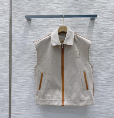 miumiu medieval nostalgic style vest replica clothes