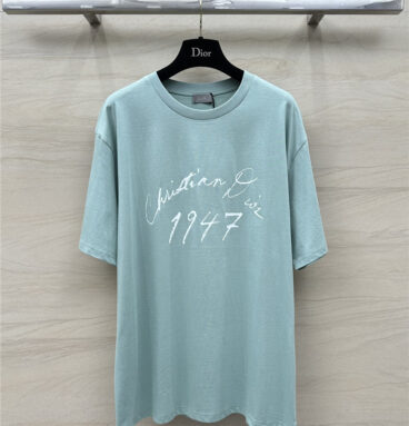 dior logo letter print cotton T-shirt replicas clothes
