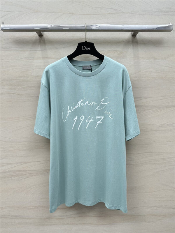 dior logo letter print cotton T-shirt replicas clothes