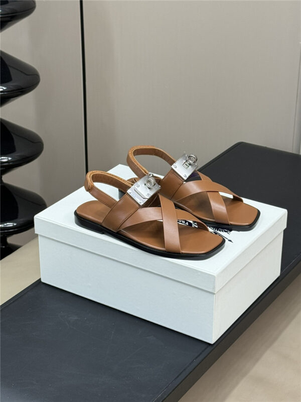 Hermès spring and summer sandals replica designer shoes