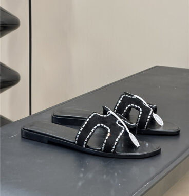 Hermès flat slippers maison margiela replica shoes