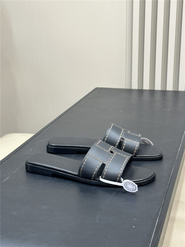 Hermès flat slippers maison margiela replica shoes