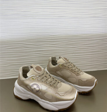 louis vuitton LV inner height increasing sneakers replica shoes