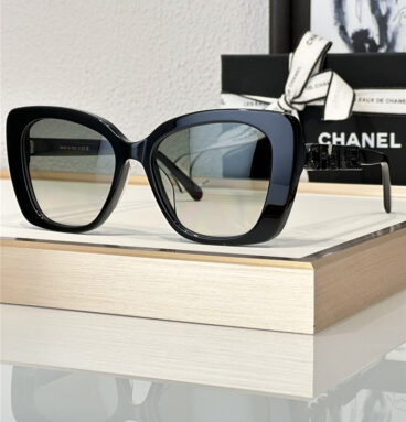 chanel classic square frame butterfly sunglasses
