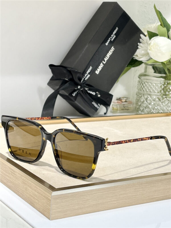 YSL minimalist square sunglasses