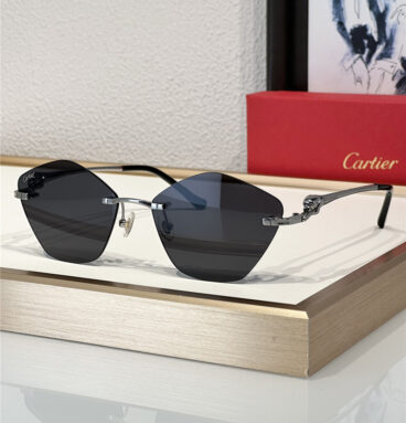 Cartier ultra-light titanium frame series sunglasses