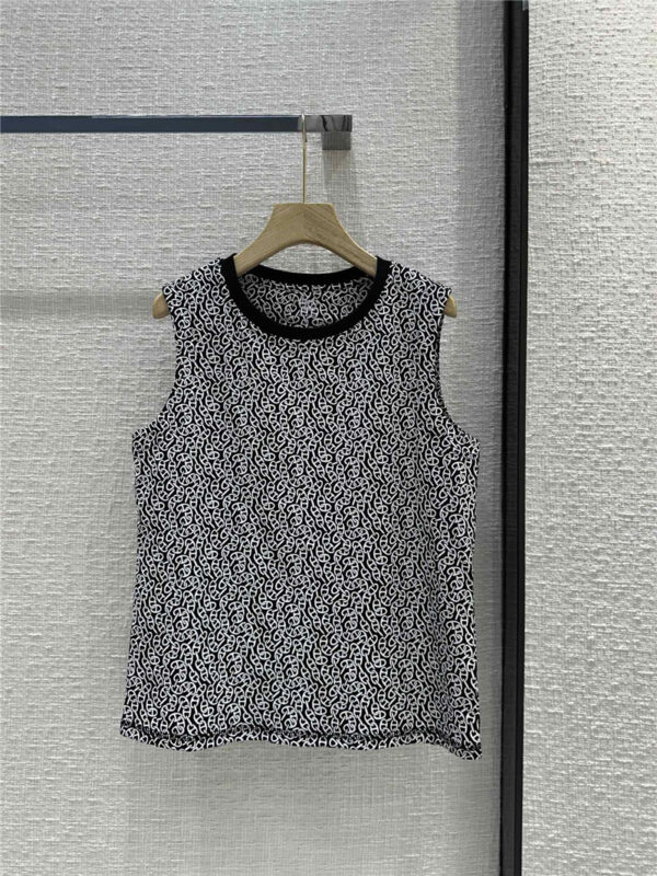 Hermès round neck printed vest T-shirt replica d&g clothing