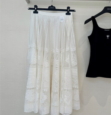 dior butterfly hollow skirt cheap replica designer clothes