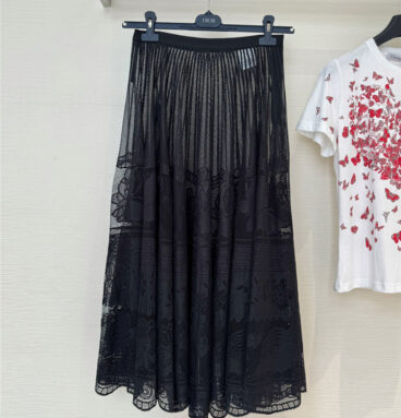 dior butterfly hollow skirt cheap replica designer clothes
