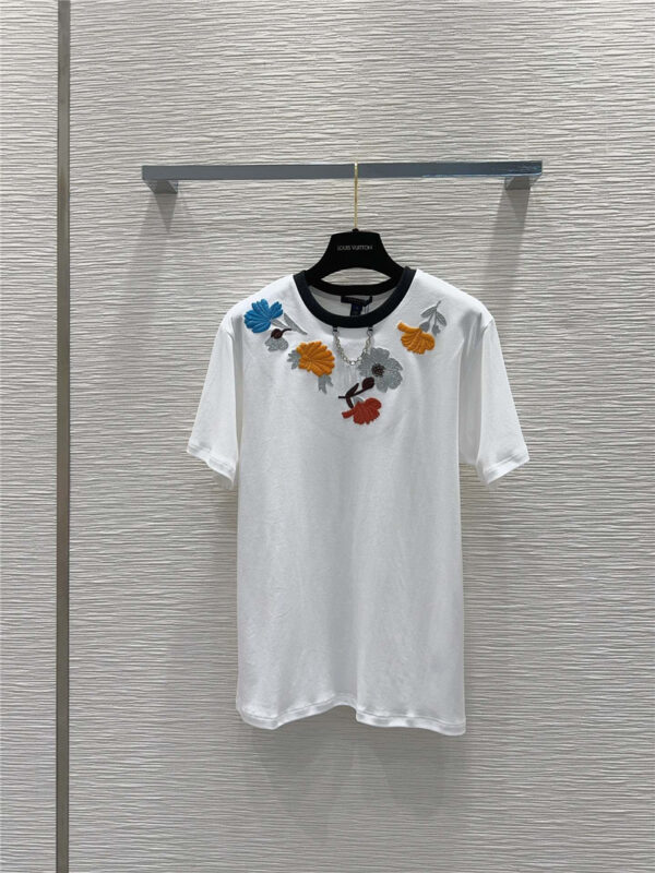 louis vuitton LV cotton T-shirt cheap replica designer clothes