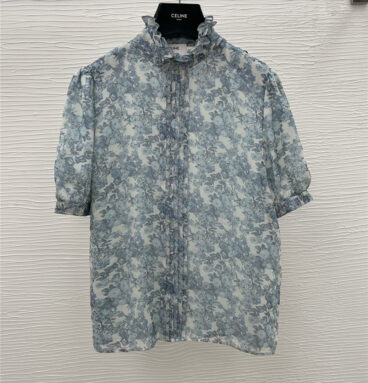 celine new silk floral shirt replica d&g clothing