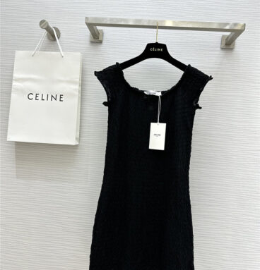 celine lace little black dress cheap replica designer clothes