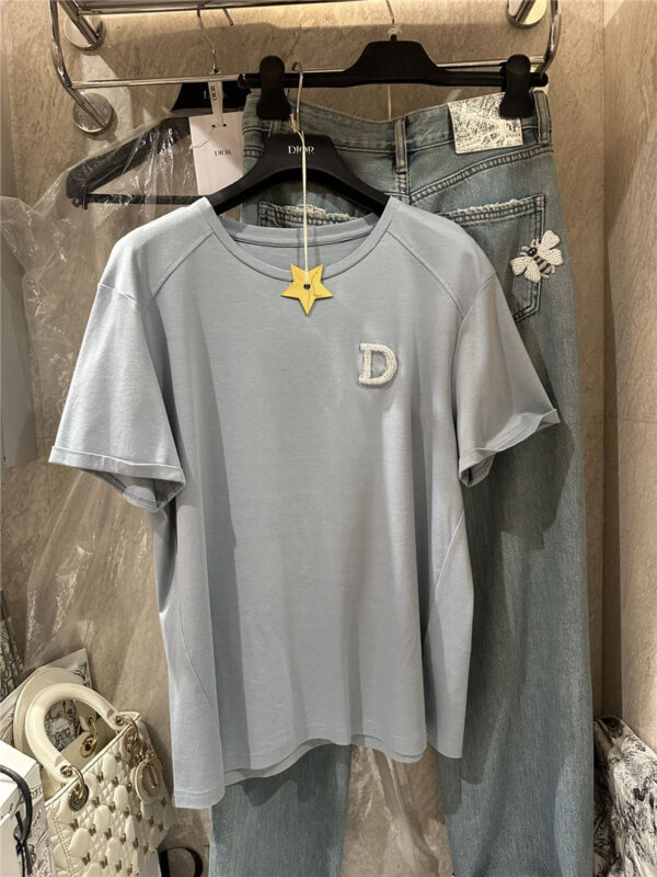 dior silk T-shirt replica clothes