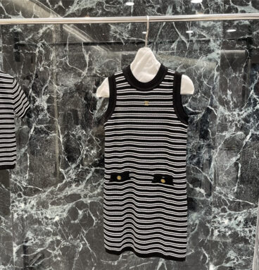 chanel new knitted sundress replica d&g clothing