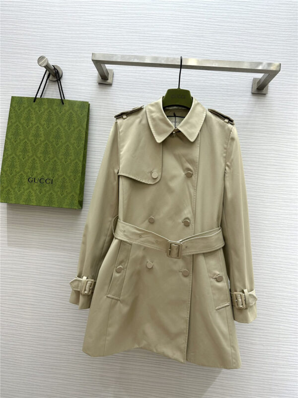 gucci double breasted trench coat replica clothing sites