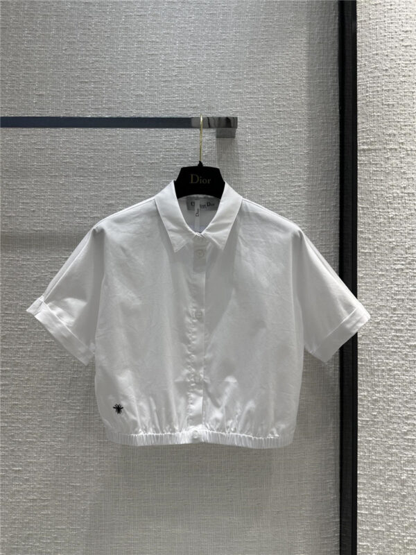 dior drop sleeve short shirt replica designer clothes