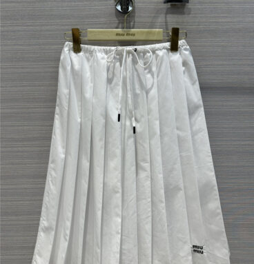 miumiu mid-length pleated skirt cheap replica designer clothes