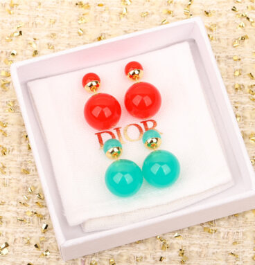 dior candy size bead earrings