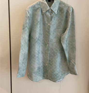 louis vuitton LV new jacquard silk shirt replica clothing