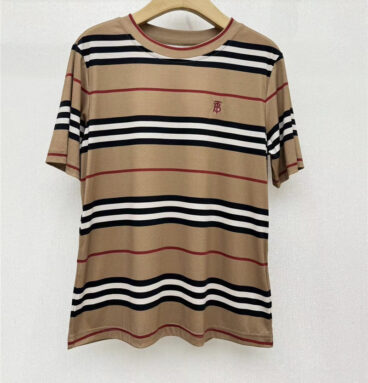 Burberry striped short T replica clothing sites