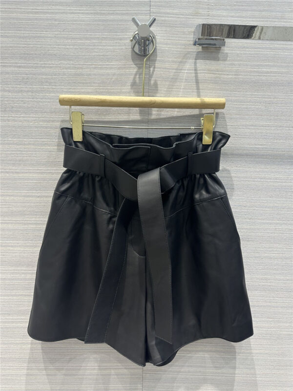 Hermès leather shorts replica designer clothing websites
