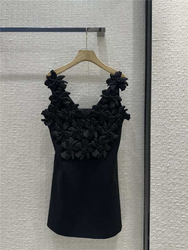valentino suspender black dress replica clothing