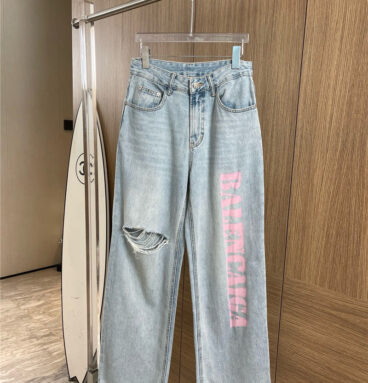 Balenciaga ripped jeans replica clothes