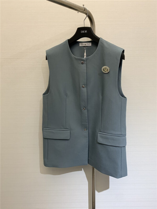 dior single breasted silhouette vest replica d&g clothing