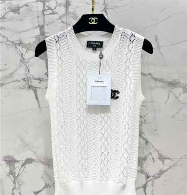 chanel knitted short sleeves cheap designer replica clothes