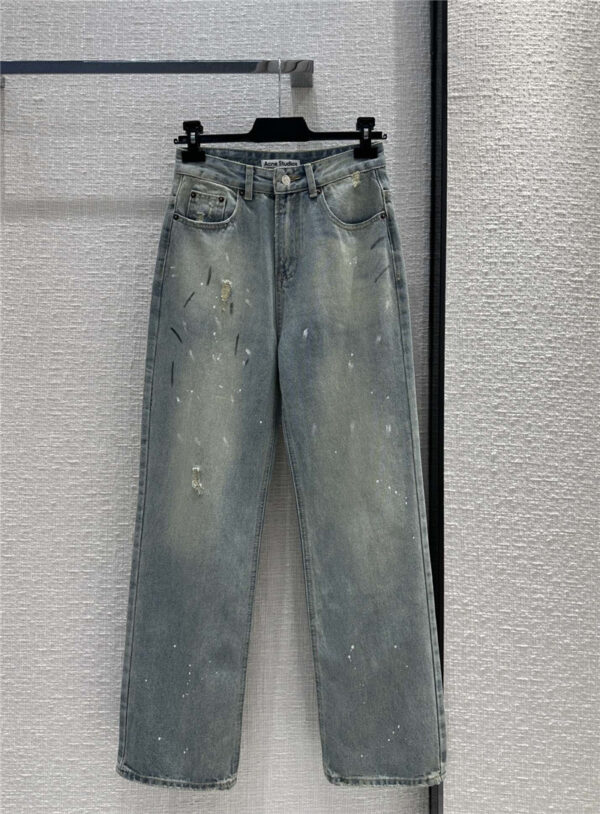 acne studios washed straight jeans replica clothing sites