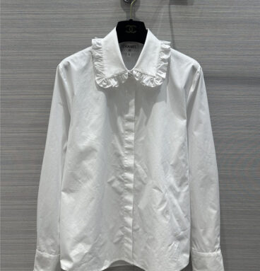 chanel palace style lace collar shirt replica clothing