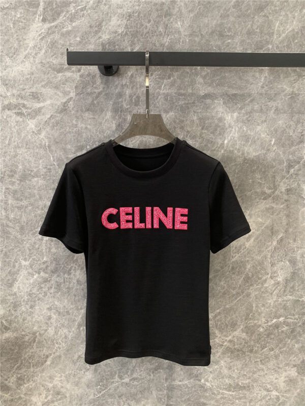 celine round neck short sleeve T-shirt replica designer clothes