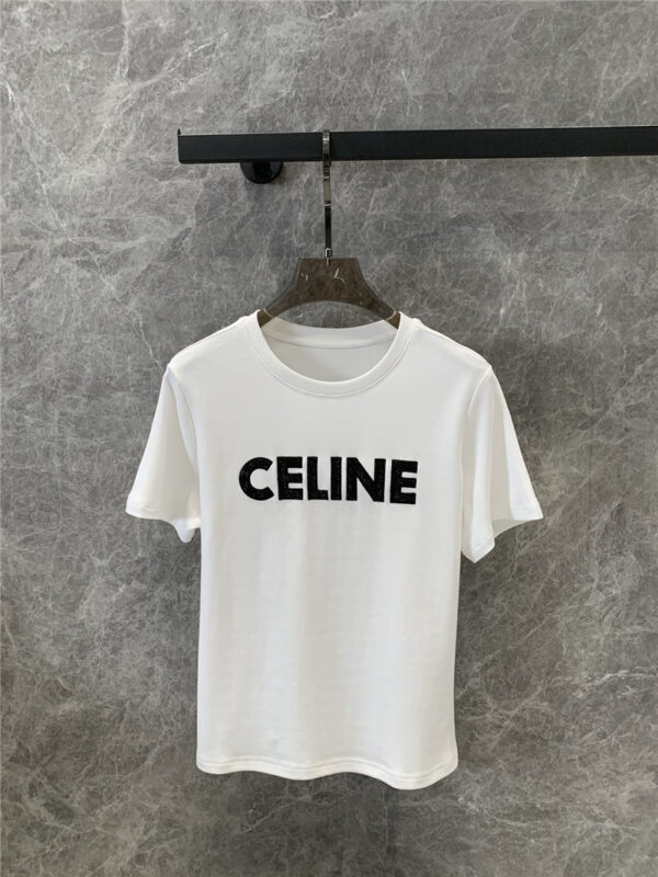 celine round neck short sleeve T-shirt replica designer clothes