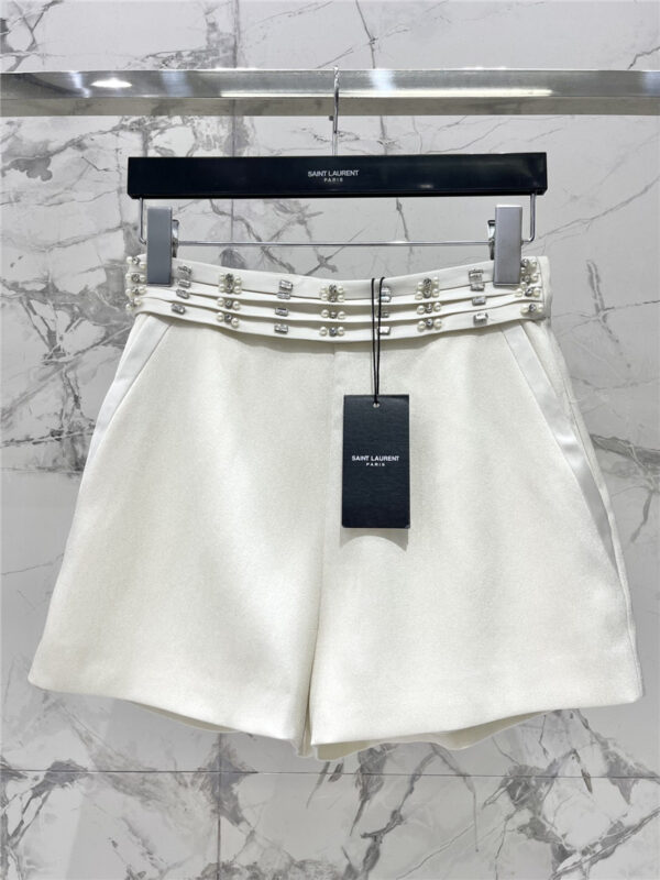 YSL new shorts cheap replica designer clothes