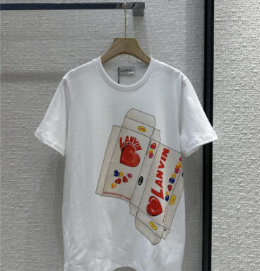 LANVIN printed T-shirt replica d&g clothing