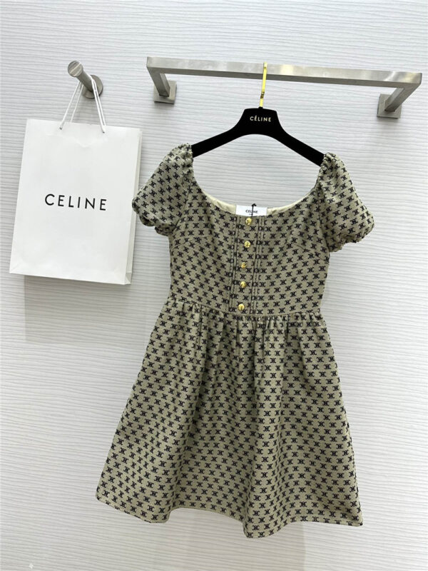 celine jacquard dress replica d&g clothing
