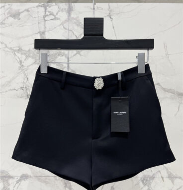 YSL acetate satin diamond button shorts replica d&g clothing