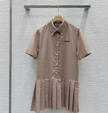 miumiu short sleeve shirt dress replicas clothes