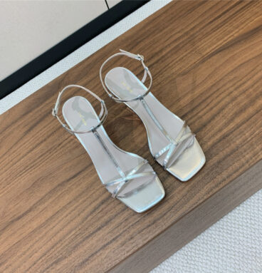 the row square toe wedge sandals maison margiela replica shoes