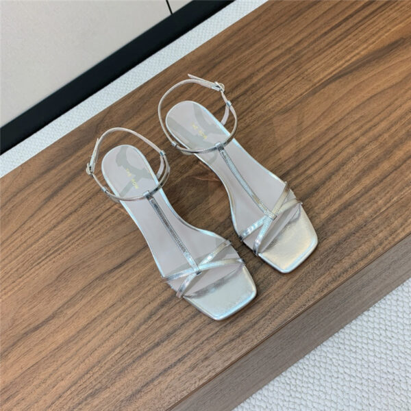 the row square toe wedge sandals maison margiela replica shoes