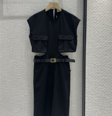 YSL hollow work style dress replica clothes
