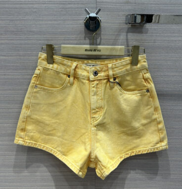 miumiu straight denim shorts replica designer clothes