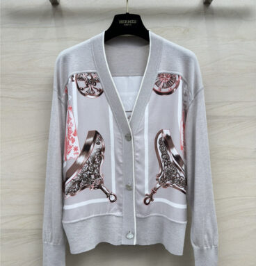 Hermès silk cashmere cardigan jacket replica d&g clothing