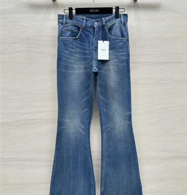 celine low waisted bootcut extra long jeans replicas clothes
