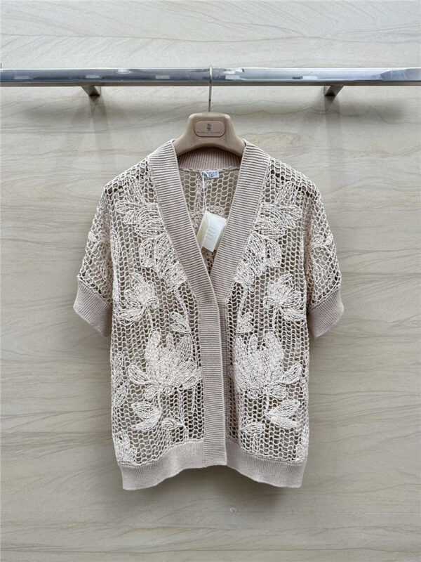 BC embroidered flower open jacket replicas clothes
