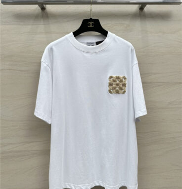 loewe toothbrush embroidered large logo T-shirt replica clothes