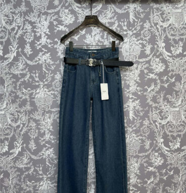 celine high waist straight jeans replica clothes